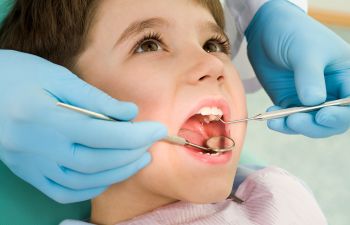Child at Dental Checkup