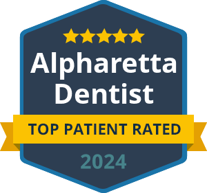 badge top rated dentist alpharetta 2024